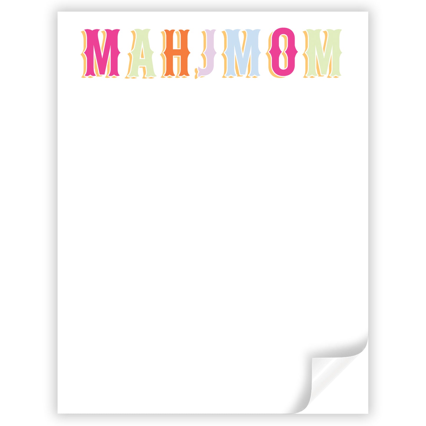 mahjmom notepad