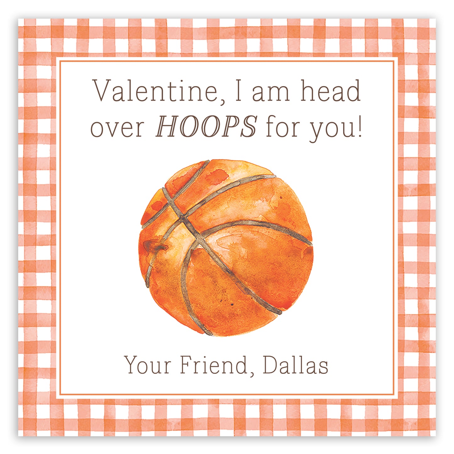 basketball valentine printable