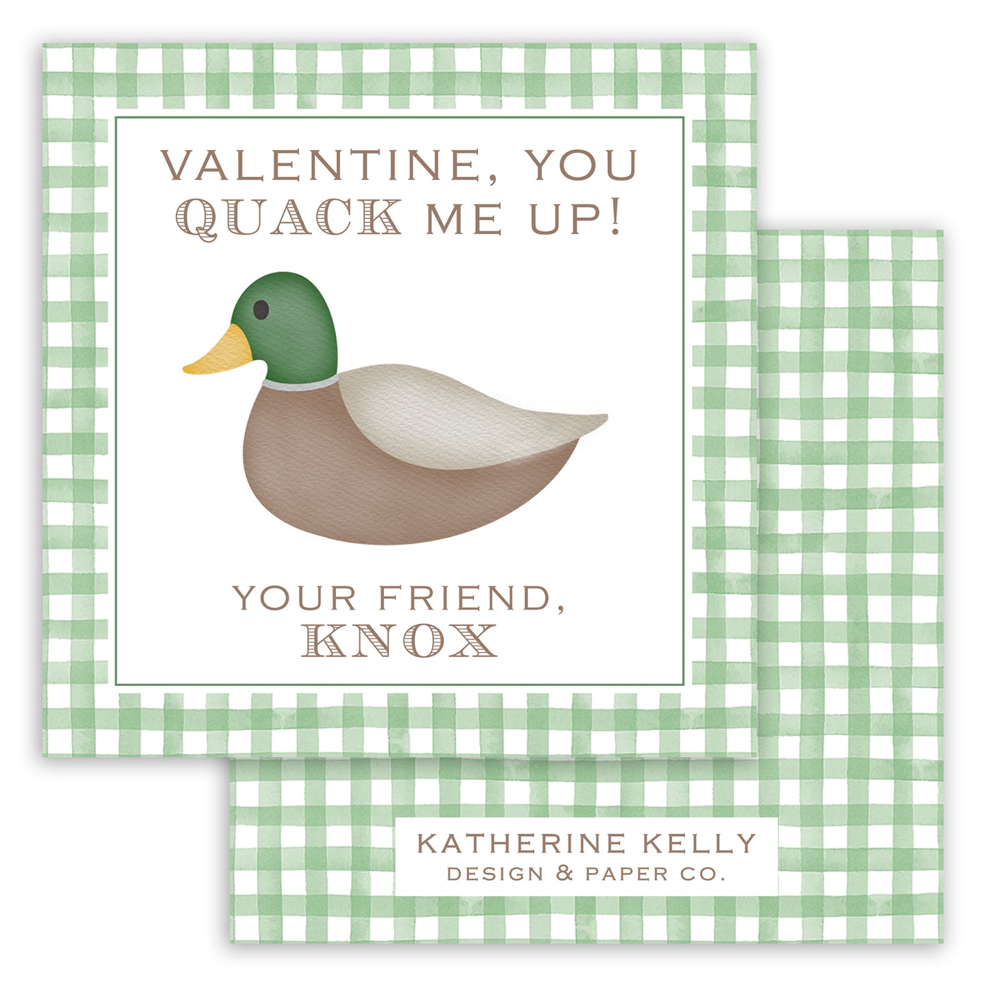 green mallard valentine