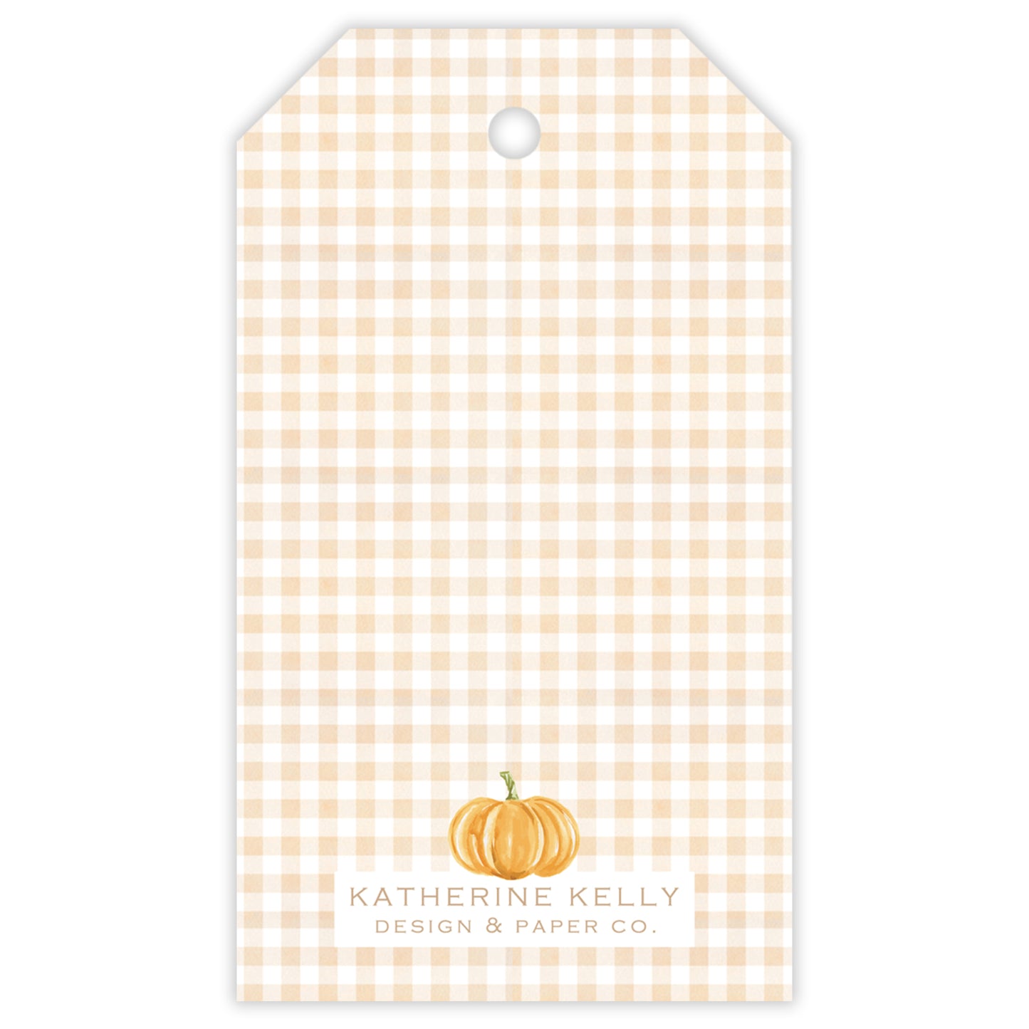 fall pumpkin party favor tag