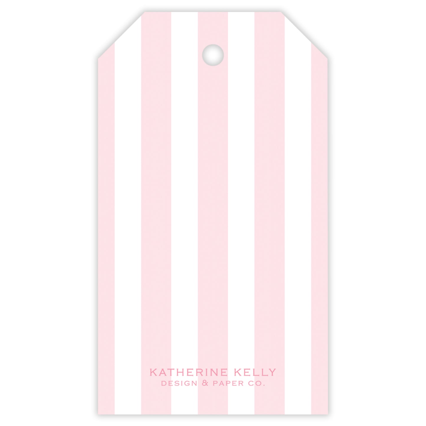 cabana stripe party favor tag