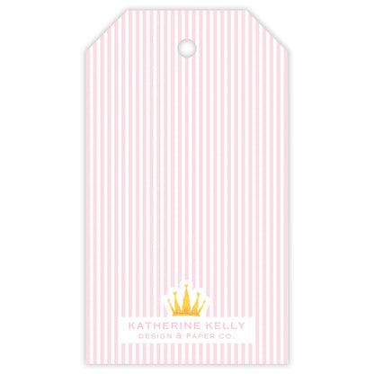 princess & knights party favor tag