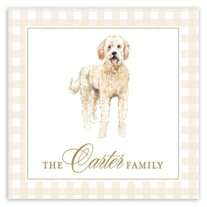 goldendoodle enclosure card