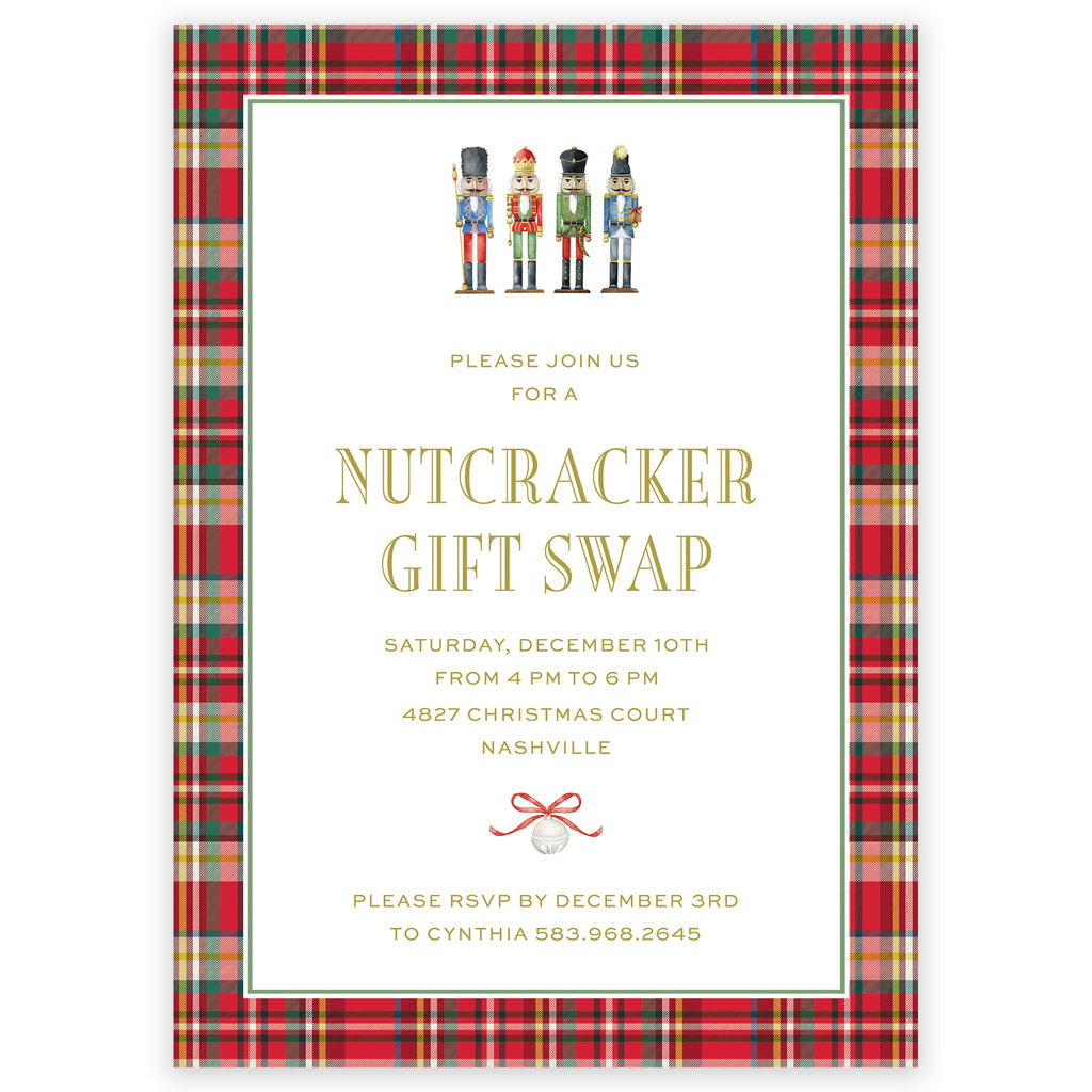 nutcracker holiday party invitation – Katherine Kelly Design