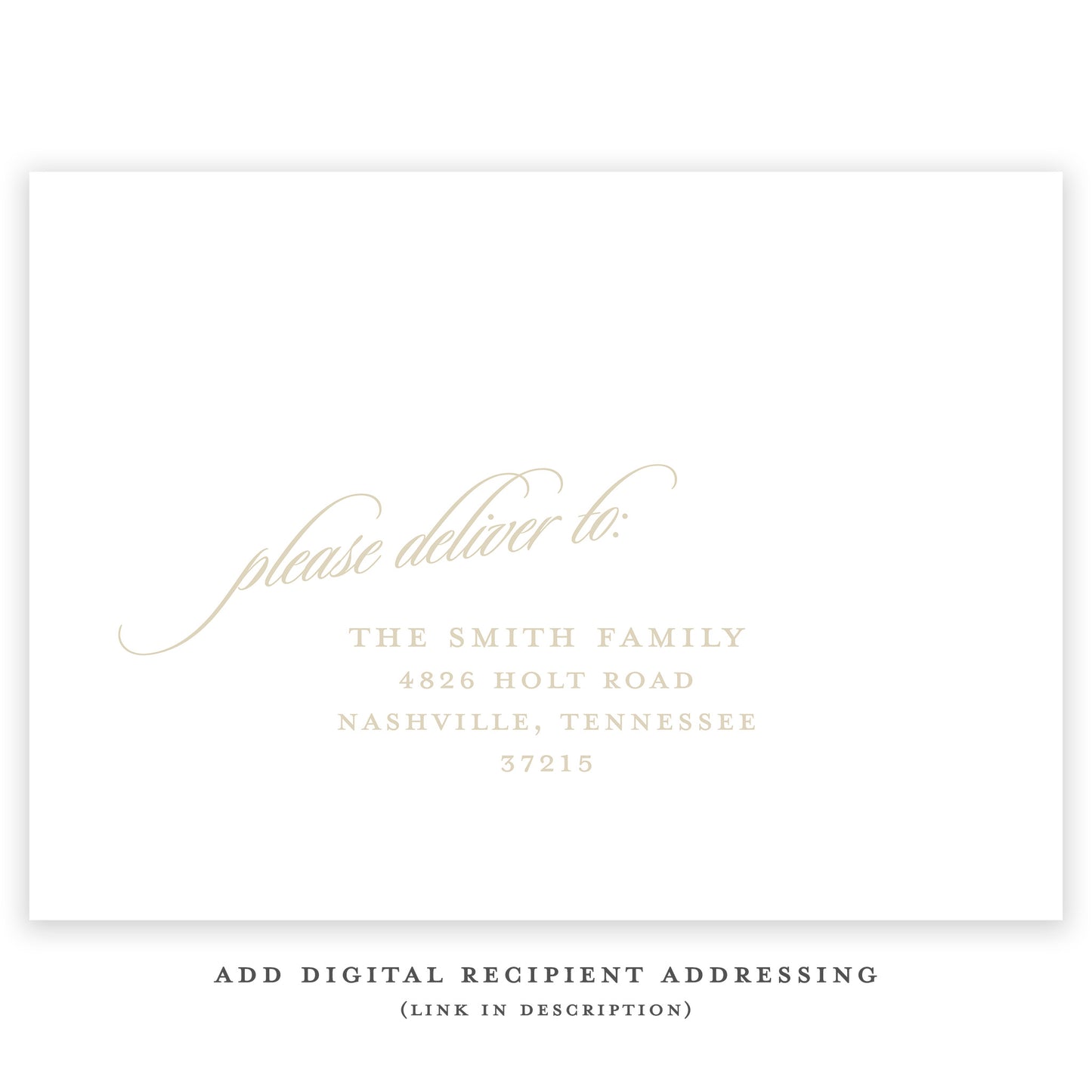 married & merry holiday card