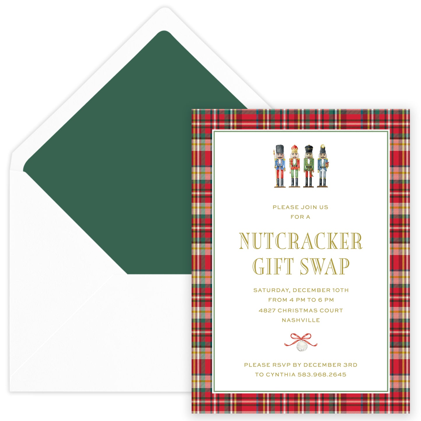 nutcracker holiday party invitation