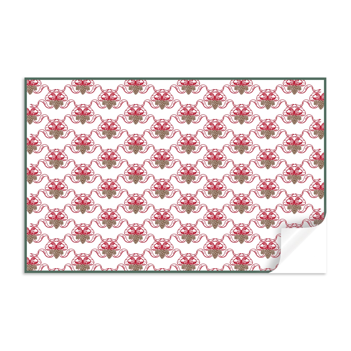 holiday hemstitch ribbon placemats