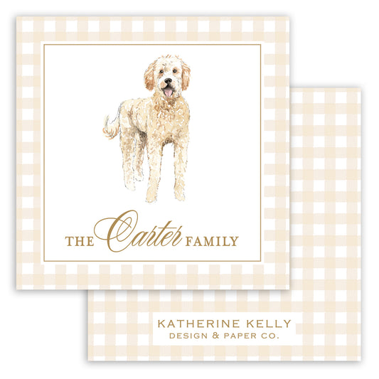 goldendoodle enclosure card