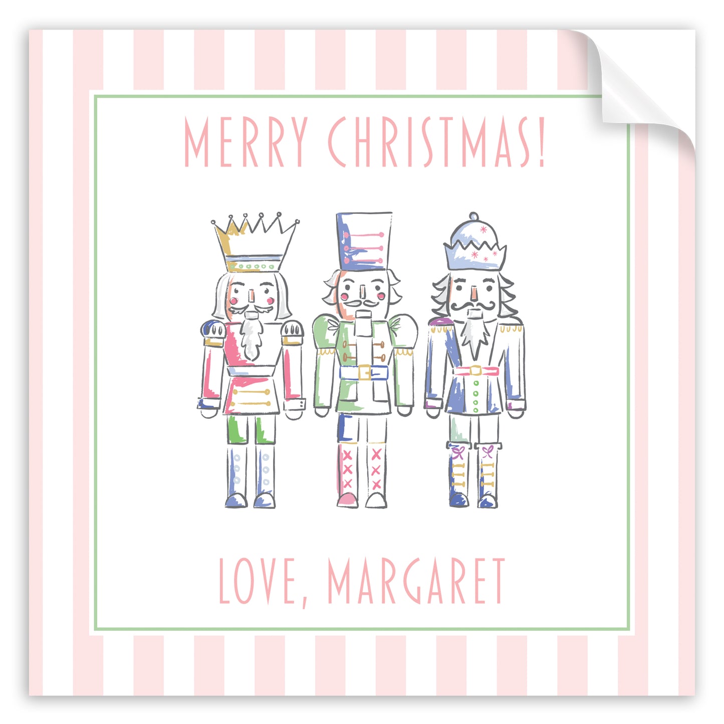 pink nutcracker stickers