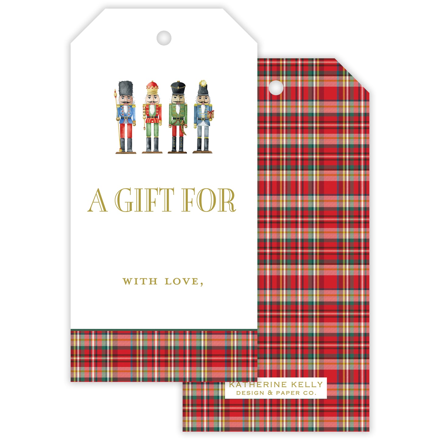 nutcracker fill-in gift tag