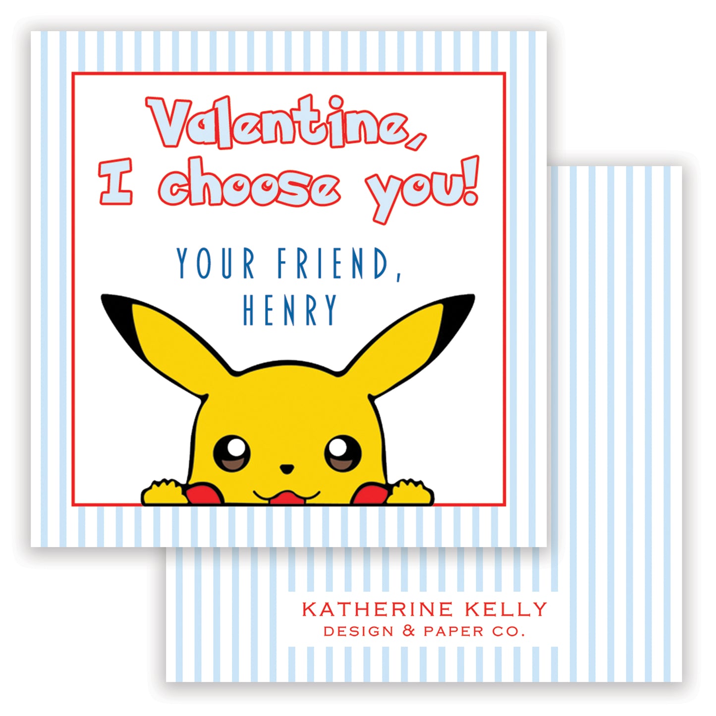 i choose you pokemon valentine