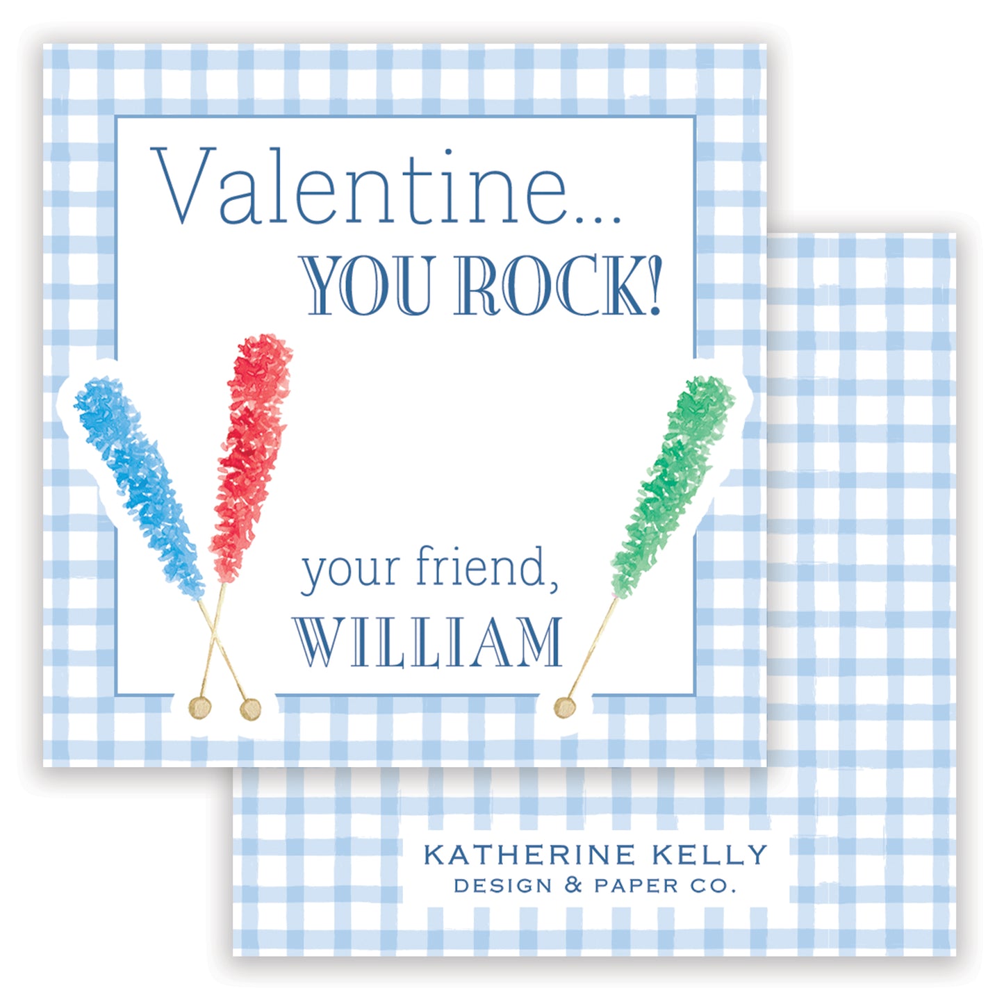 blue rock candy valentine