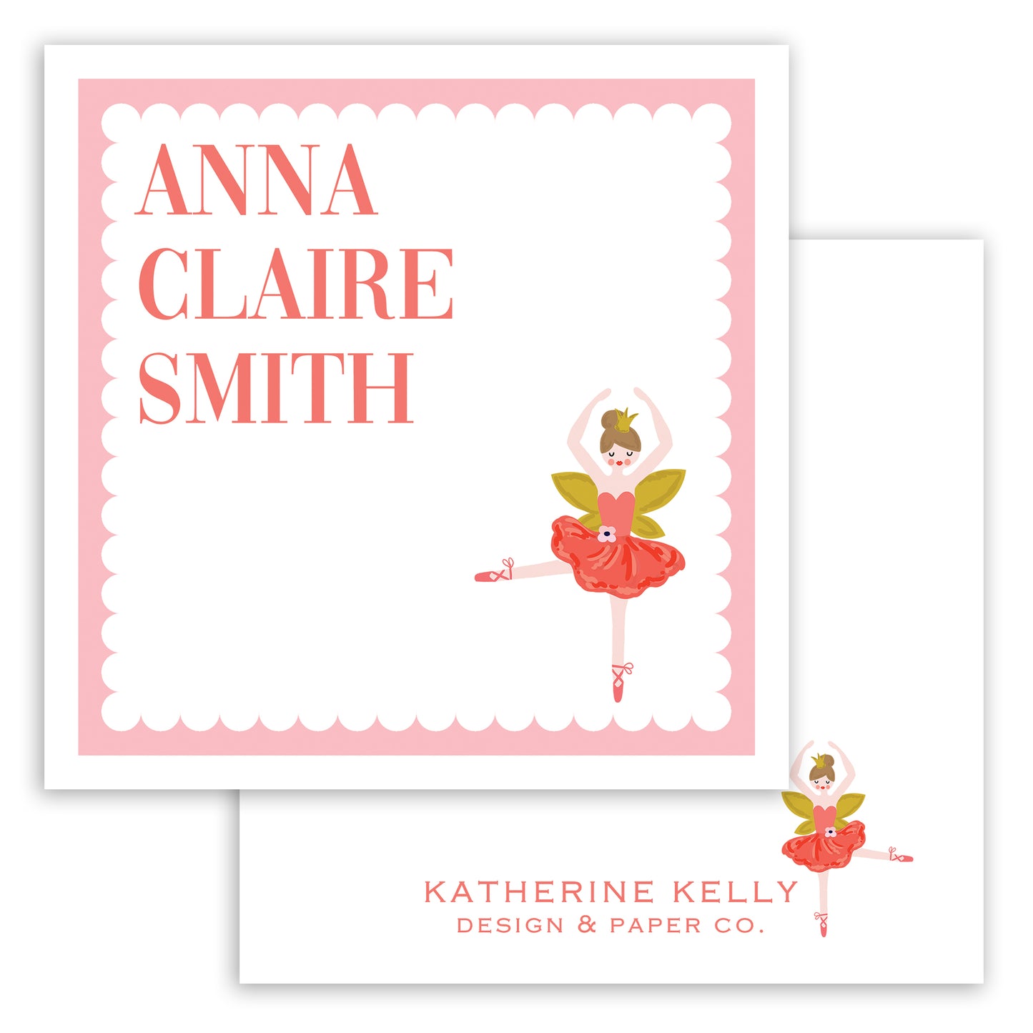 sugar plum fairy enclosure card