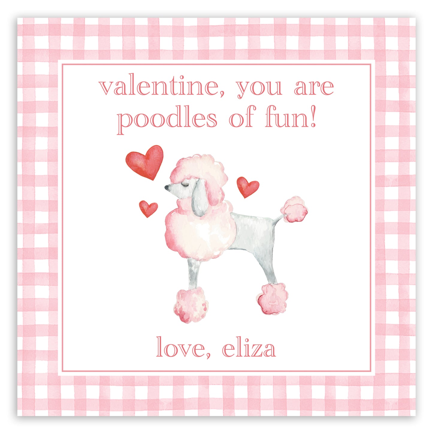 poodles of fun valentine