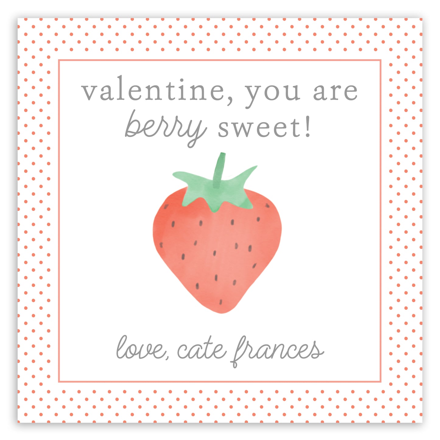 you are berry sweet valentine printable