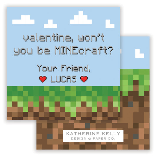 minecraft valentine printable